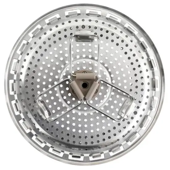 Martha Stewart Stainless Steel Folding Steamer Insert with Taupe Handle {6}