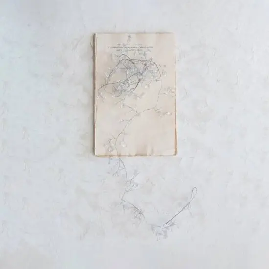 Hello Honey&reg; 6ft. Clear Acrylic Beads & Silver Metal Garland {4}