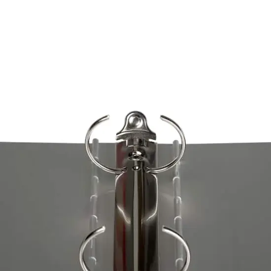 JAM Paper 1.5" Silver Aluminum 3-Ring Binder {6}