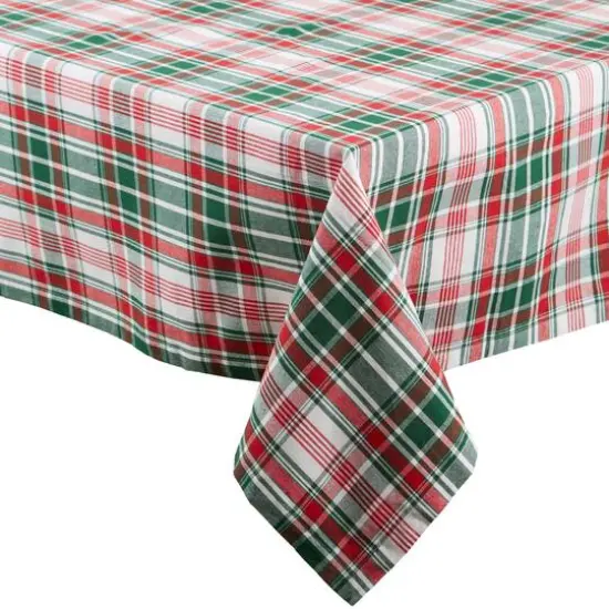 DII&reg; Yuletide Plaid Tablecloth {5}