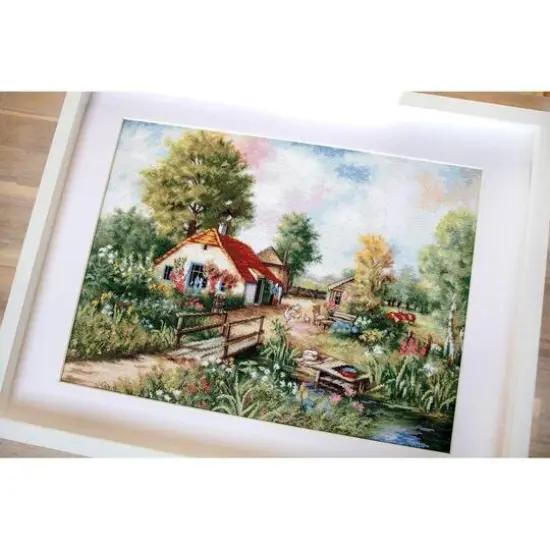 Luca-s Village Landscape Counted Cross Stitch Kit {11}