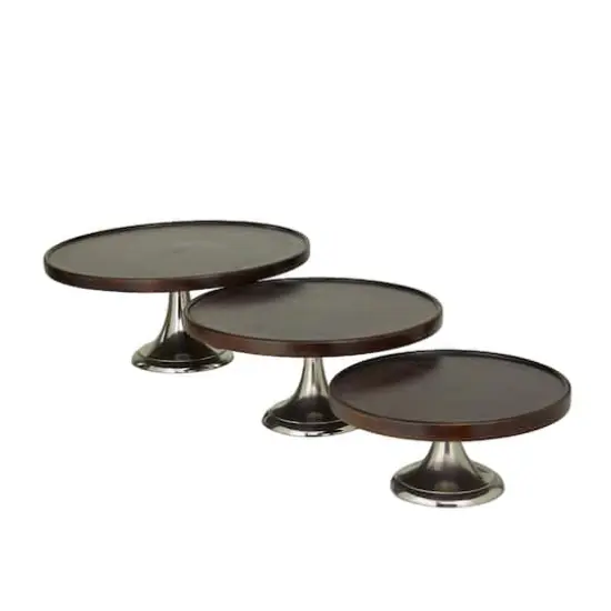 Brown Modern Cake Stand {3}