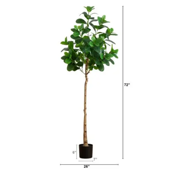 6ft. Artificial Audrey Ficus Tree {7}