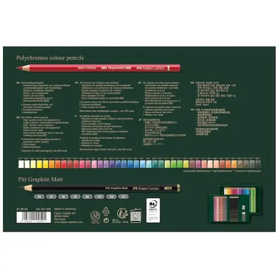 Faber-Castell Polychromos & Graphite Matte 48-Piece Gift Set {5}