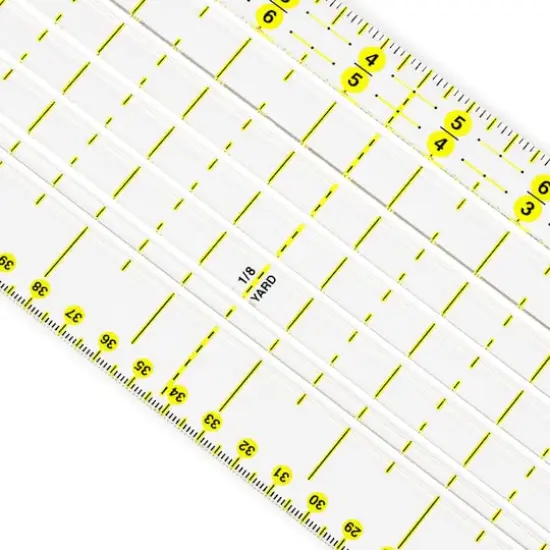 Dritz&reg; Clear Measure & Mark Ruler {4}