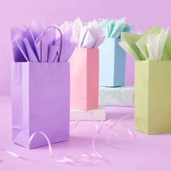 Assorted Pastel Colors Small Gift Bags by Celebrate It&trade; {3}