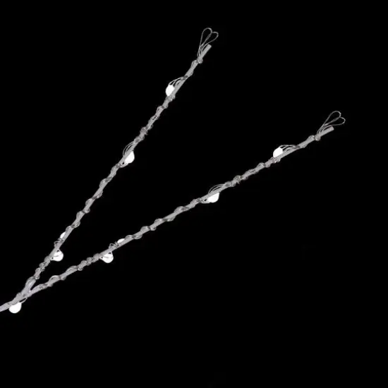 6ft. Pre-Lit White Birch Twig Artificial Tree, Pure White LED Lights {6}