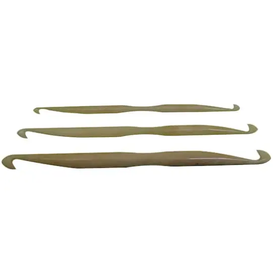 Lacis Double-Ended Crochet Hook Set Bone {4}