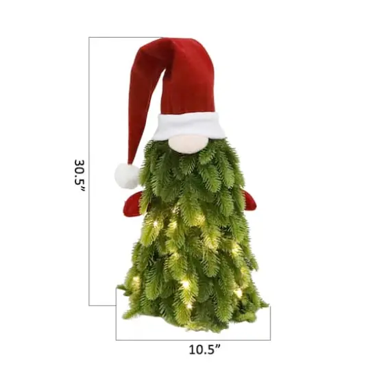 Flora Bunda&reg; 2.5ft. Pre-Lit Gnome Tree {3}