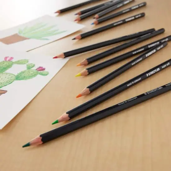Staedtler&reg; 12 Super Soft Colored Pencil Set {3}
