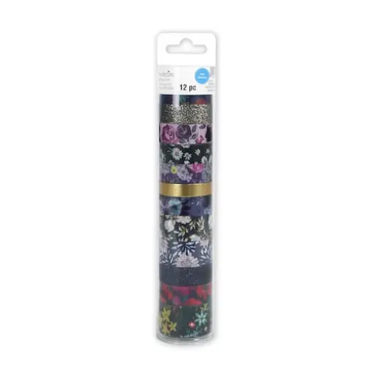 Black Floral Crafting Tape Set by Recollections&trade; {1}