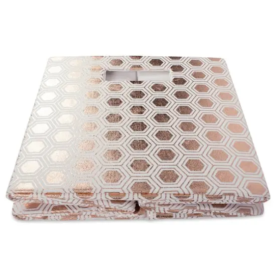 DII&reg; 11" Polyester Honeycomb Storage Cube Copper {7}