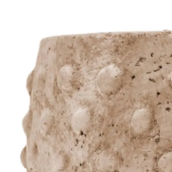 Hello Honey&reg; 7'' Distressed Finish Sandstone Hobnail Planter {14}