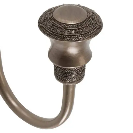 Simplify Black Silver Marquis Curtain Holdbacks {5}