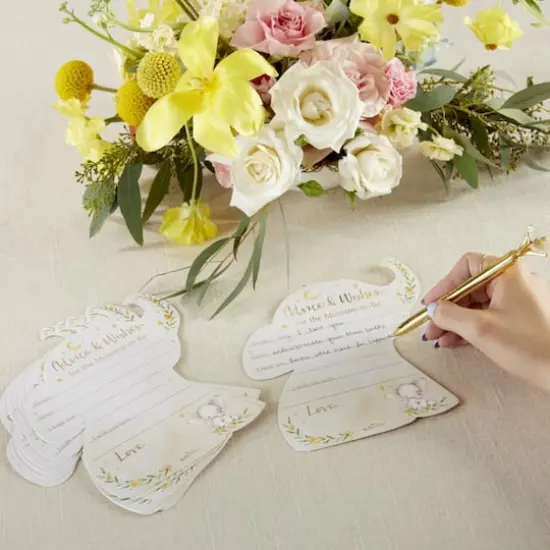 Kate Aspen&reg; Elephant Advice Card & Baby Shower Game Set {5}