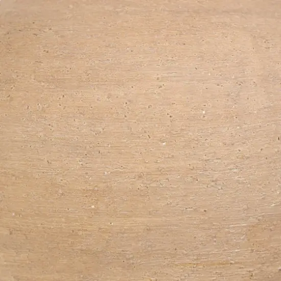 17" Beige Ceramic Wide Textured Vase {5}