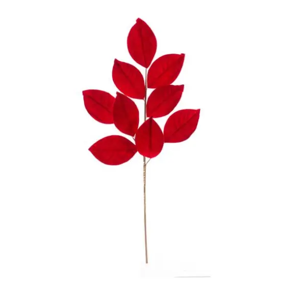Red Magnolia Leaf Sprays, 6ct. {3}