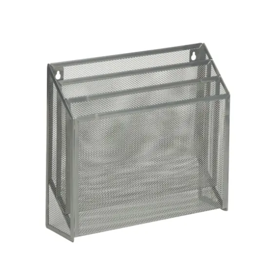 Honey Can Do Silver Mesh Vertical File Sorter {1}