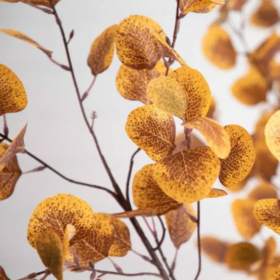 9ft. Potted Artificial Autumn Eucalyptus Tree {6}