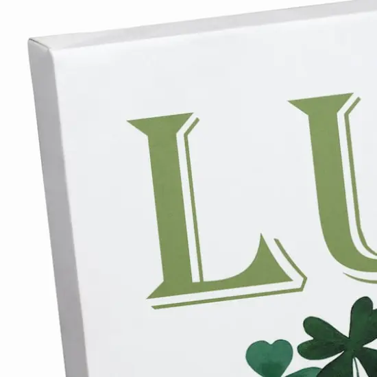 St. Patrick's Day Words 18" x 24" Canvas Wall Art {4}