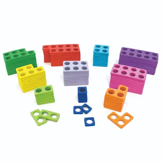 Junior Learning&reg; Rainbow Number Frames Magnetic Activities Learning Set {3}