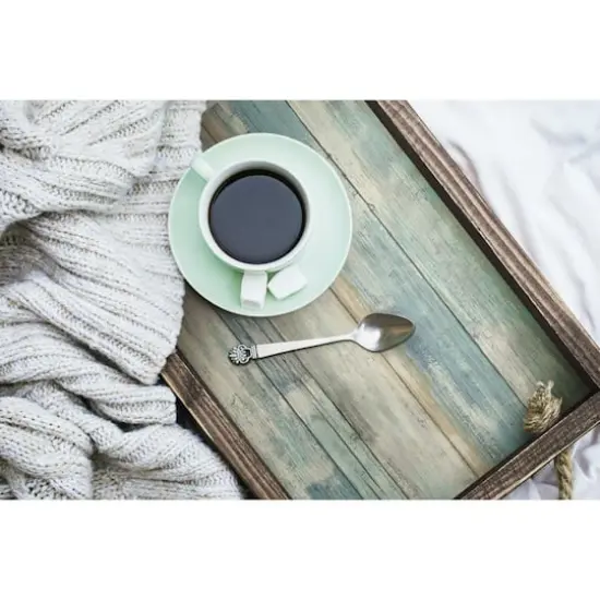 RoomMates Blue Distressed Wood Peel & Stick Wallpaper {3}