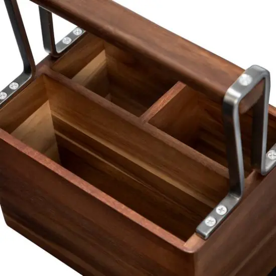 Honey Can Do Acacia Cutlery Caddy {6}