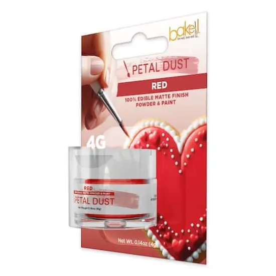 Bakell&reg; Petal Dust Edible Matte Finish Powder Red {7}