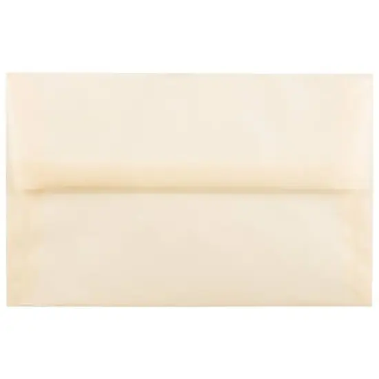 JAM Paper A10 Translucent Vellum Invitation Envelopes, 50ct. Spring Ochre {1}