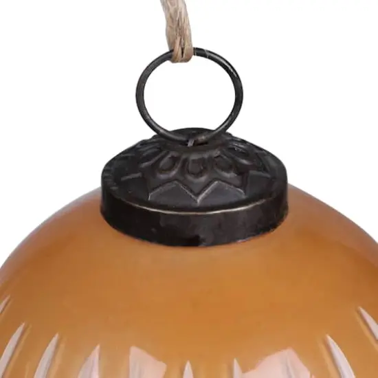 3" Light Brown Gingerbread Forest Glass Ball Ornament by Ashland&reg; {5}