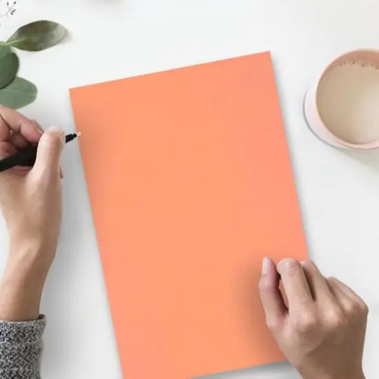 JAM Paper Matte 8.5" x 14" 28lb. Paper, 50 Sheets Salmon Pink {4}