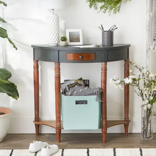 DII&reg; 11" Polyester Solid Storage Cube Robin's Egg Blue {4}