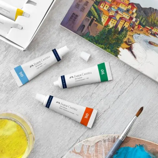 Faber-Castell Creative Studio 24 Color Oil Paint Set {3}