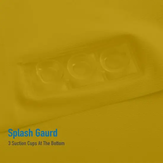 Bath Bliss Splash Guard Shower Liner Gold {13}