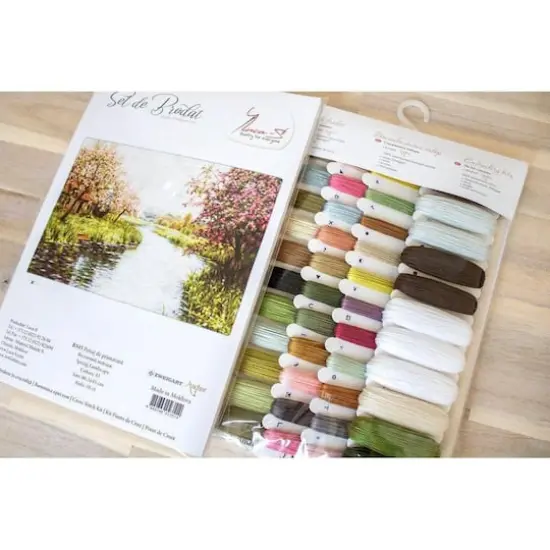 Luca-S Spring Landscape Counted Cross Stitch Kit {3}