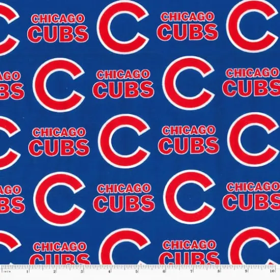 MLB Chicago Cubs Cotton Fabric {4}