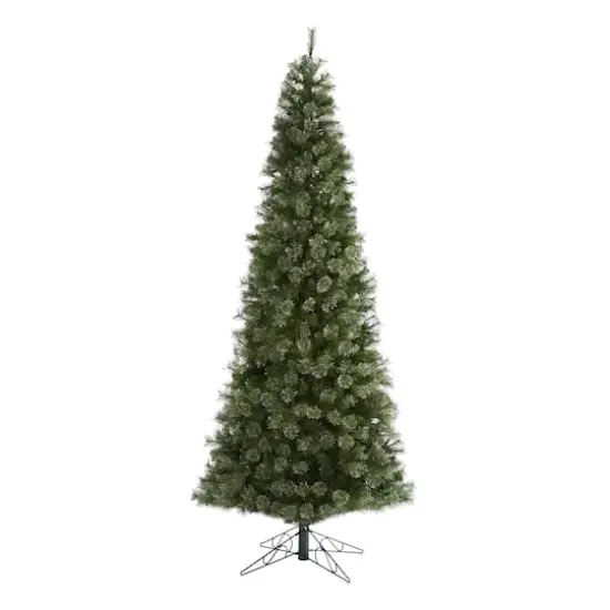 10ft. Pre-Lit Cashmere Artificial Christmas Tree, Warm White LED Lights {7}