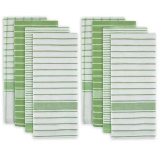 DII&reg; Basic Dishtowels Set, 8ct. Green {1}