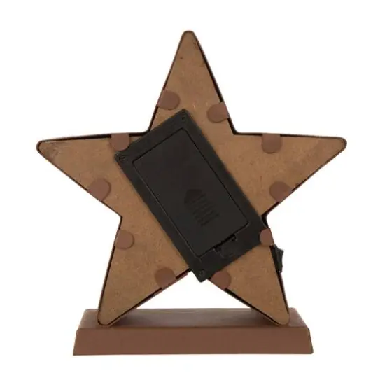 Glitzhome&reg; 7" Marquee LED Star Stocking Holder Set {9}