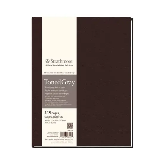 Strathmore&reg; Hardcover Toned Gray Sketch Art Journal  {1}