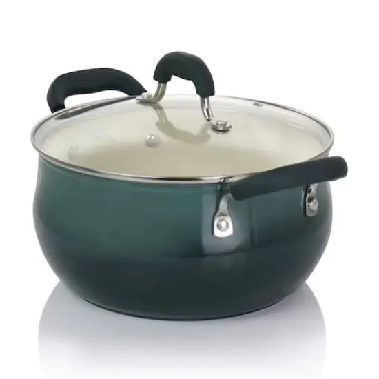 Oster Corbett 5.4qt. Nonstick Aluminum Dutch Oven Gray {8}
