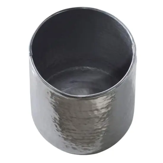 Silver Aluminum Glam Planter Set {5}
