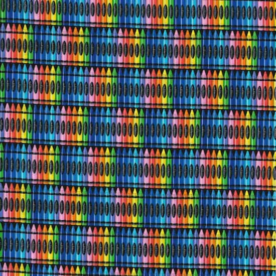 Fabric Traditions Crayons Cotton Fabric {1}