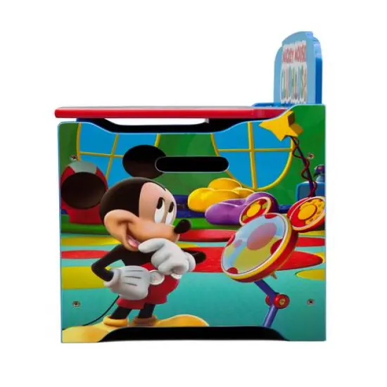 Delta Children Mickey Mouse Deluxe Toy Box {6}
