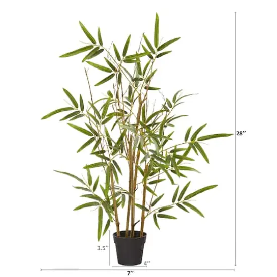 28" Potted Bamboo Tree {3}