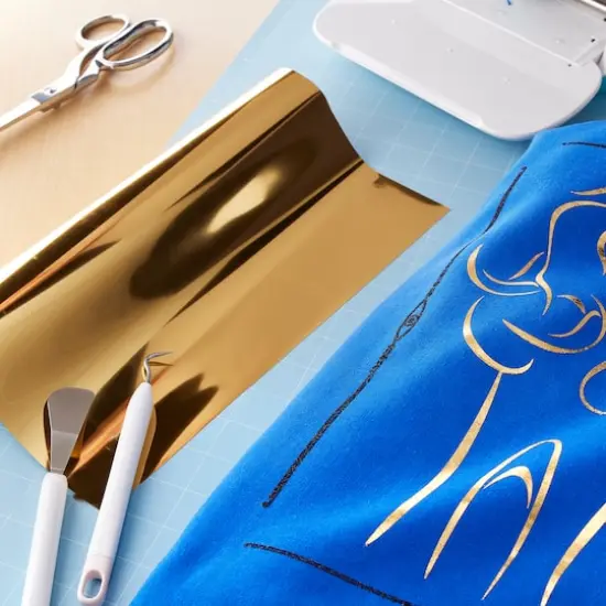 Siser&reg; Metal Heat Transfer Vinyl, 36" Gold {3}