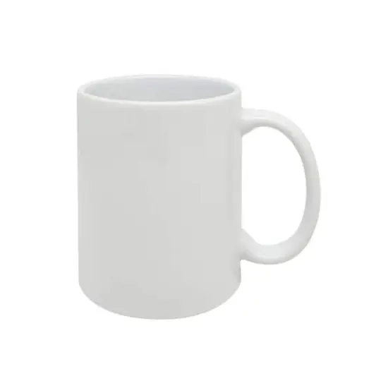12oz. White Ceramic Sublimation Mugs, 6ct. by Make Market&reg; {3}