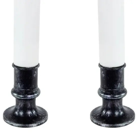 9" Pre-Lit LED White & Red Halloween Candles, 2ct. {7}