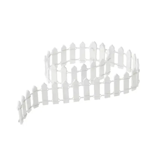 White Mini Wooden Fence by Make Market&reg; {1}