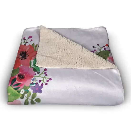 Home Is Where The Heart Is Sherpa Fleece Throw Blanket {3}